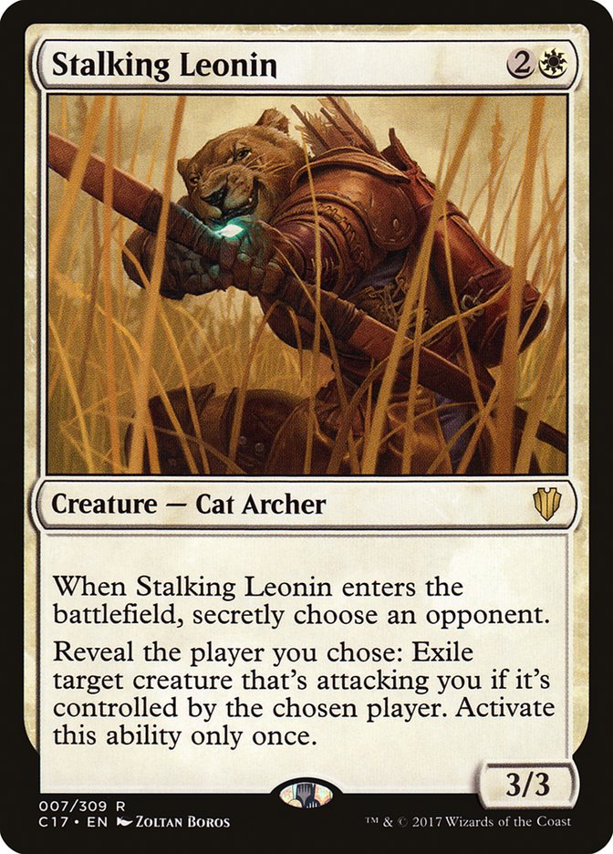 Stalking Leonin [Commander 2017] | Galaxy Games LLC