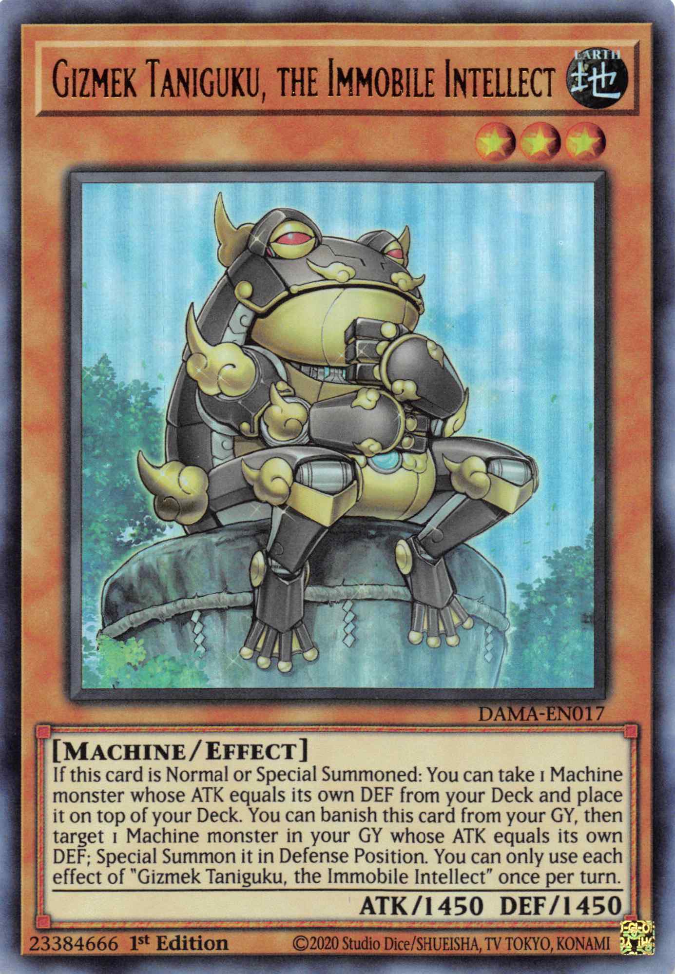 Gizmek Taniguku, the Immobile Intellect [DAMA-EN017] Ultra Rare | Galaxy Games LLC