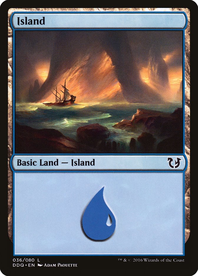 Island (36) [Duel Decks: Blessed vs. Cursed] | Galaxy Games LLC