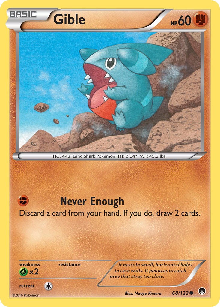 Gible (68/122) [XY: BREAKpoint] | Galaxy Games LLC