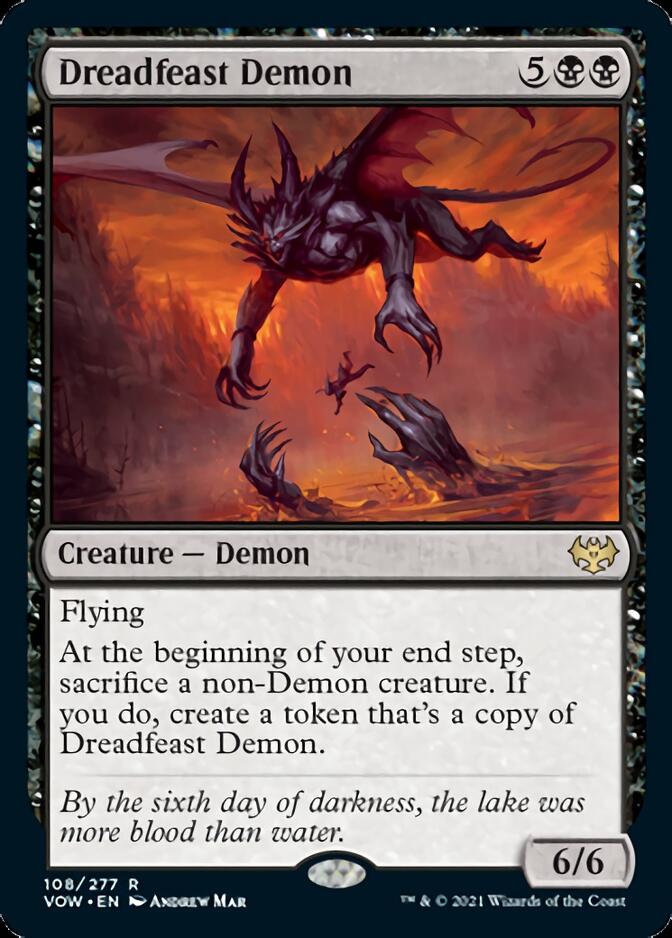 Dreadfeast Demon [Innistrad: Crimson Vow] | Galaxy Games LLC