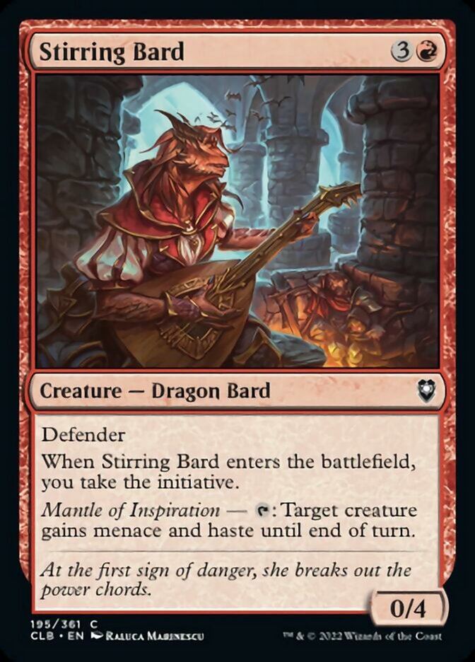 Stirring Bard [Commander Legends: Battle for Baldur's Gate] | Galaxy Games LLC