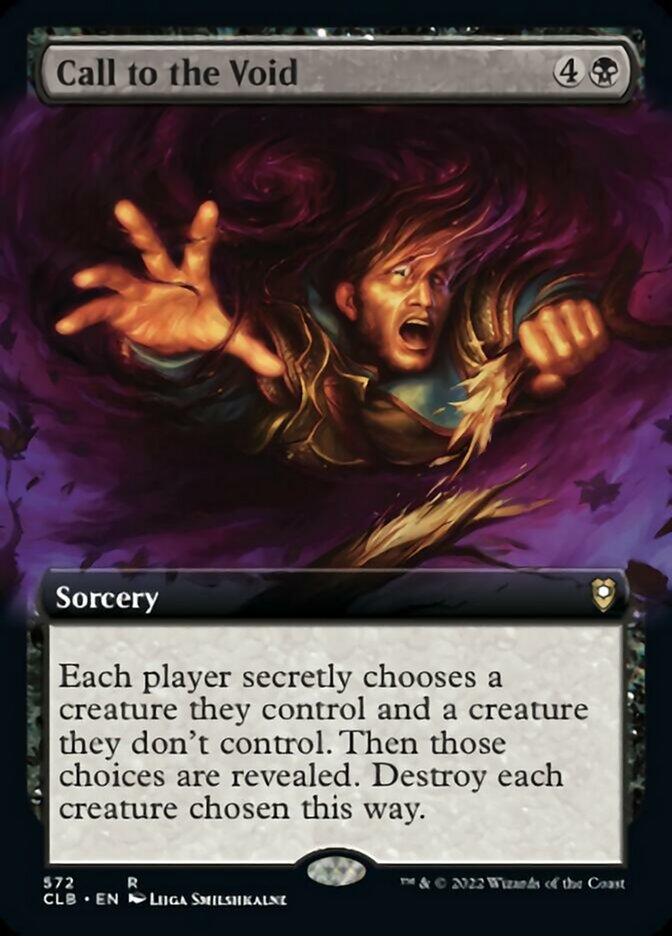 Call to the Void (Extended Art) [Commander Legends: Battle for Baldur's Gate] | Galaxy Games LLC