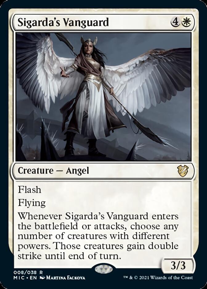 Sigarda's Vanguard [Innistrad: Midnight Hunt Commander] | Galaxy Games LLC