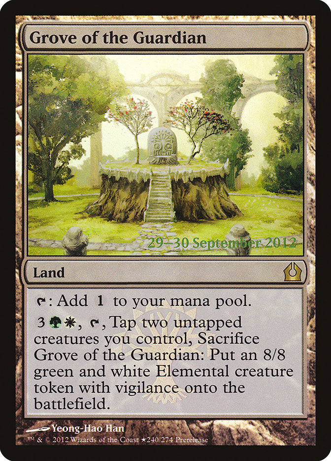 Grove of the Guardian [Return to Ravnica Prerelease Promos] | Galaxy Games LLC