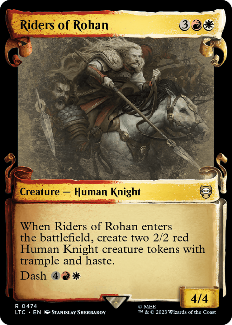 Riders of Rohan [The Lord of the Rings: Tales of Middle-Earth Commander Showcase Scrolls] | Galaxy Games LLC