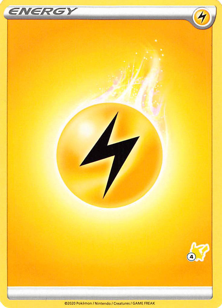 Lightning Energy (Pikachu Stamp #4) [Battle Academy 2022] | Galaxy Games LLC