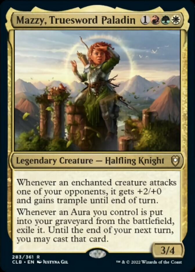 Mazzy, Truesword Paladin [Commander Legends: Battle for Baldur's Gate] | Galaxy Games LLC