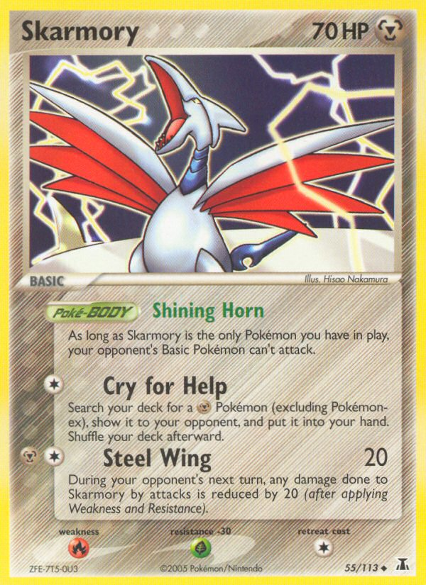 Skarmory (55/113) [EX: Delta Species] | Galaxy Games LLC