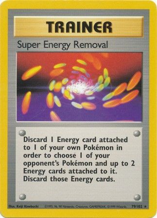 Super Energy Removal (79/102) [Base Set Unlimited] | Galaxy Games LLC