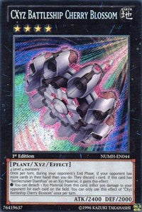 CXyz Battleship Cherry Blossom [NUMH-EN044] Secret Rare | Galaxy Games LLC