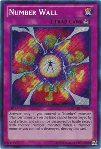 Number Wall [NUMH-EN058] Secret Rare | Galaxy Games LLC