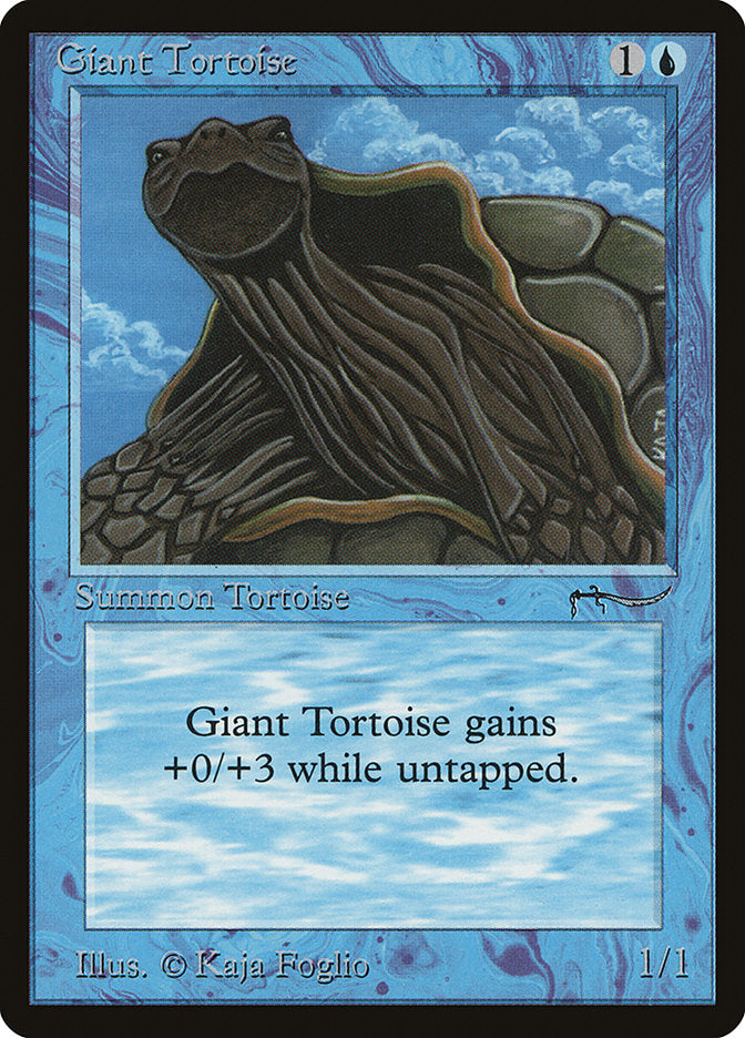 Giant Tortoise (Light Mana Cost) [Arabian Nights] | Galaxy Games LLC