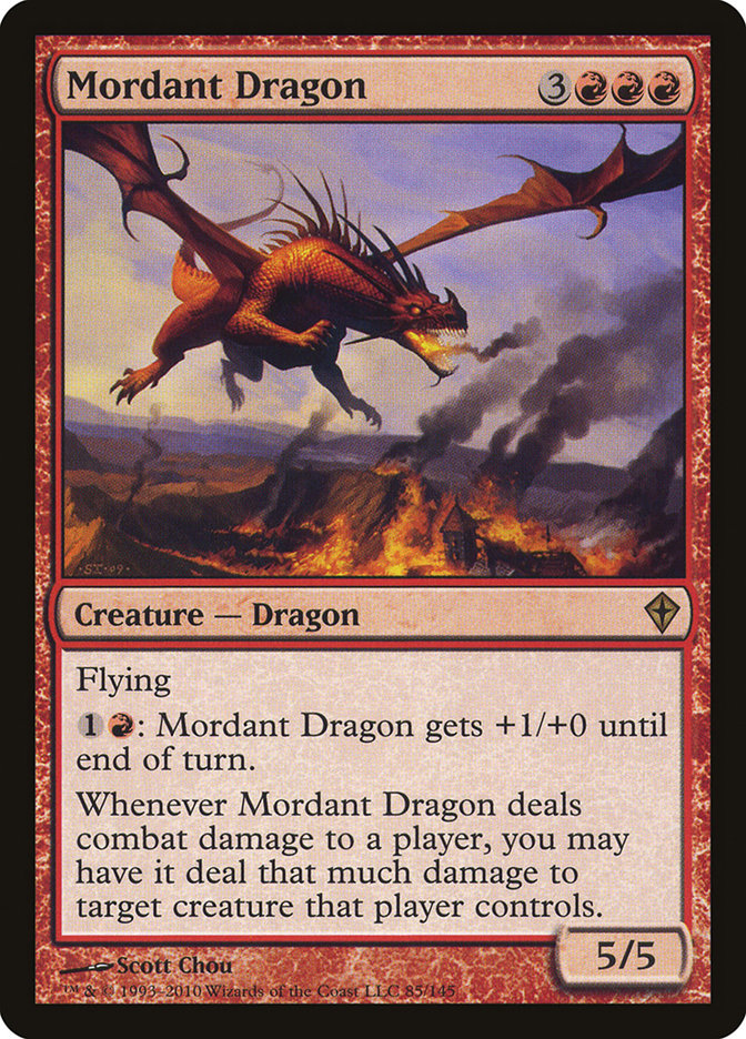 Mordant Dragon [Worldwake] | Galaxy Games LLC