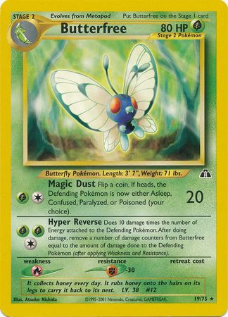 Butterfree (19/75) [Neo Discovery Unlimited] | Galaxy Games LLC