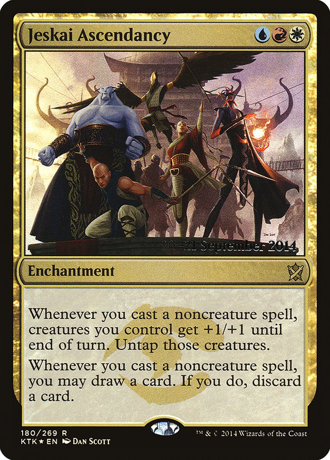 Jeskai Ascendancy [Khans of Tarkir Prerelease Promos] | Galaxy Games LLC