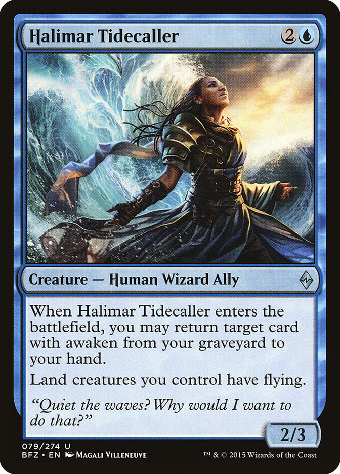 Halimar Tidecaller [Battle for Zendikar] | Galaxy Games LLC