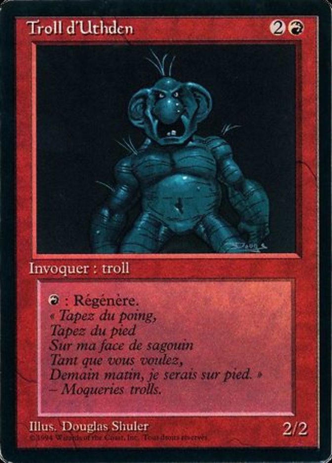 Uthden Troll [Foreign Black Border] | Galaxy Games LLC