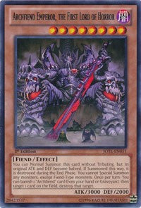 Archfiend Emperor, the First Lord of Horror [JOTL-EN031] Rare | Galaxy Games LLC