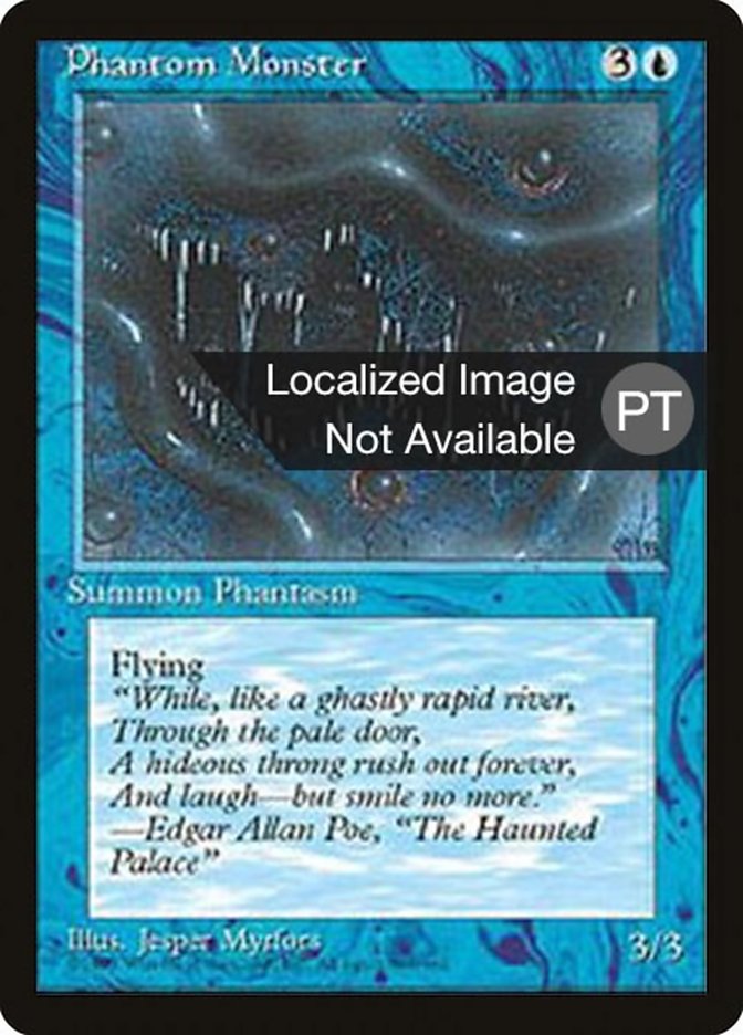 Phantom Monster [Fourth Edition (Foreign Black Border)] | Galaxy Games LLC