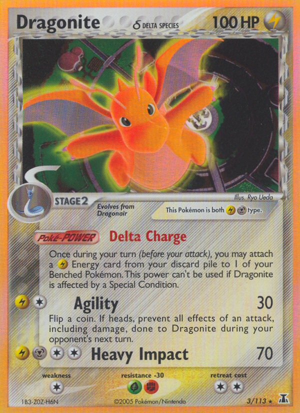 Dragonite (3/113) (Delta Species) [EX: Delta Species] | Galaxy Games LLC