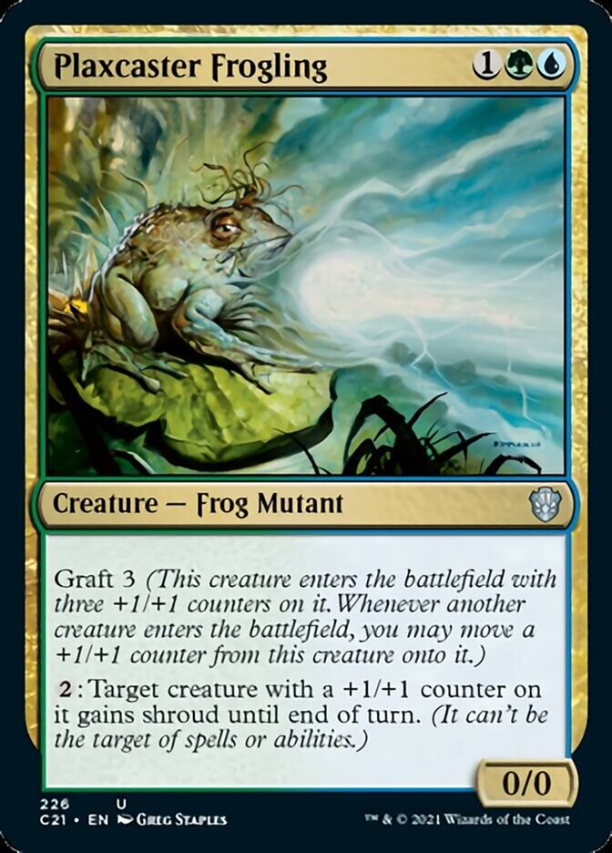 Plaxcaster Frogling [Commander 2021] | Galaxy Games LLC