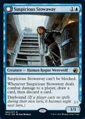 Suspicious Stowaway // Seafaring Werewolf [Innistrad: Midnight Hunt] | Galaxy Games LLC