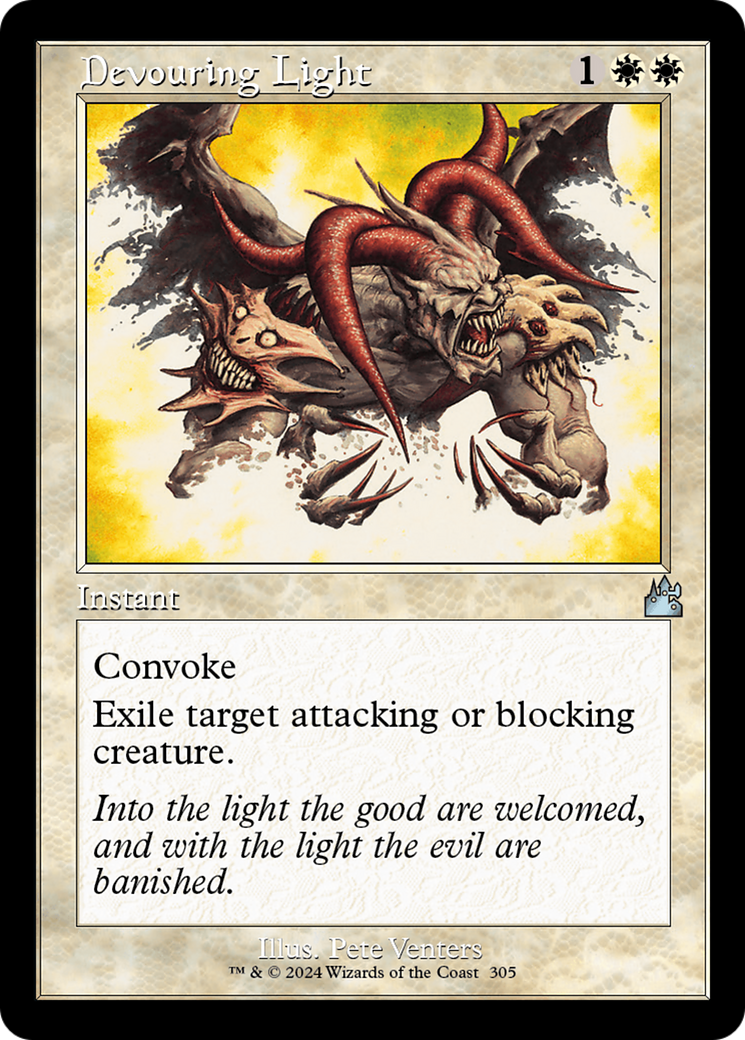 Devouring Light (Retro Frame) [Ravnica Remastered] | Galaxy Games LLC