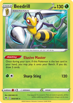 Beedrill (003/185) [Sword & Shield: Vivid Voltage] | Galaxy Games LLC