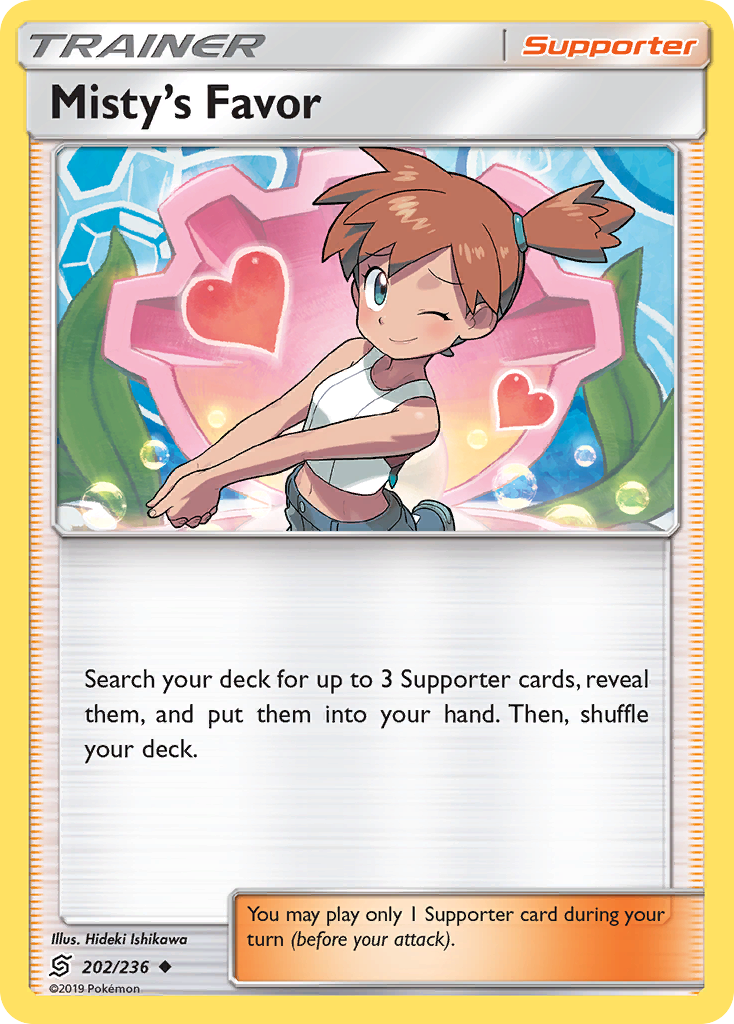 Misty's Favor (202/236) [Sun & Moon: Unified Minds] | Galaxy Games LLC