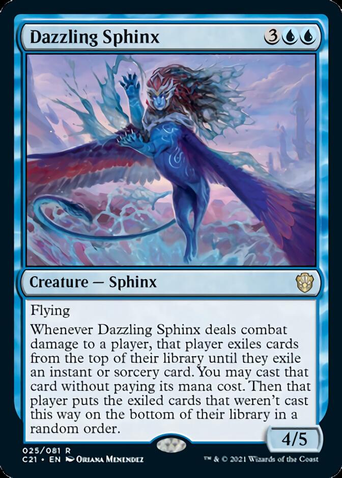 Dazzling Sphinx [Commander 2021] | Galaxy Games LLC