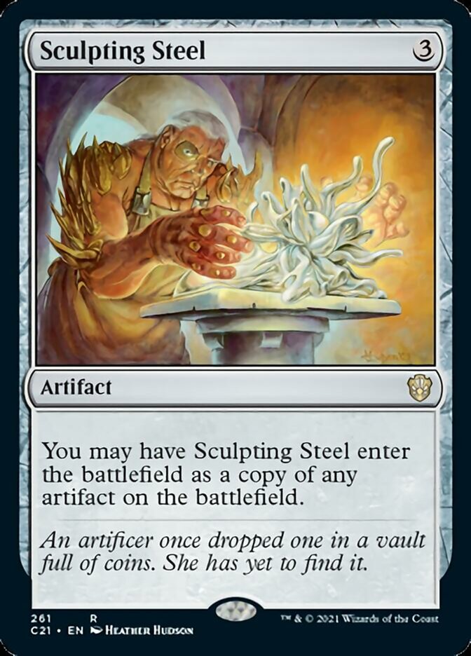 Sculpting Steel [Commander 2021] | Galaxy Games LLC
