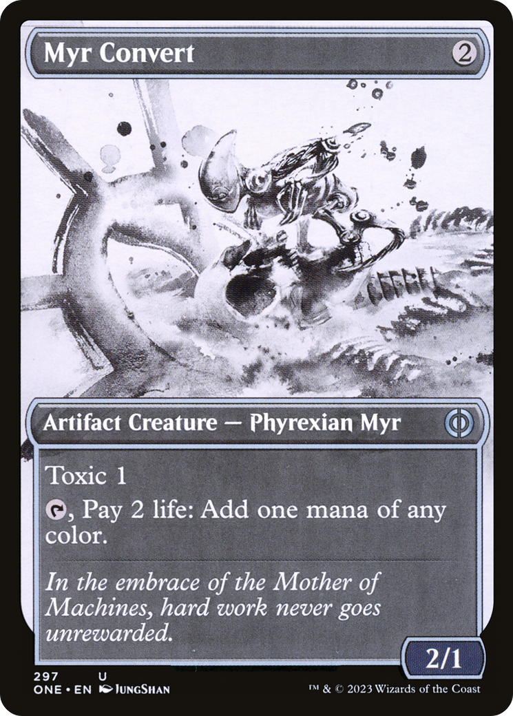 Myr Convert (Showcase Ichor) [Phyrexia: All Will Be One] | Galaxy Games LLC