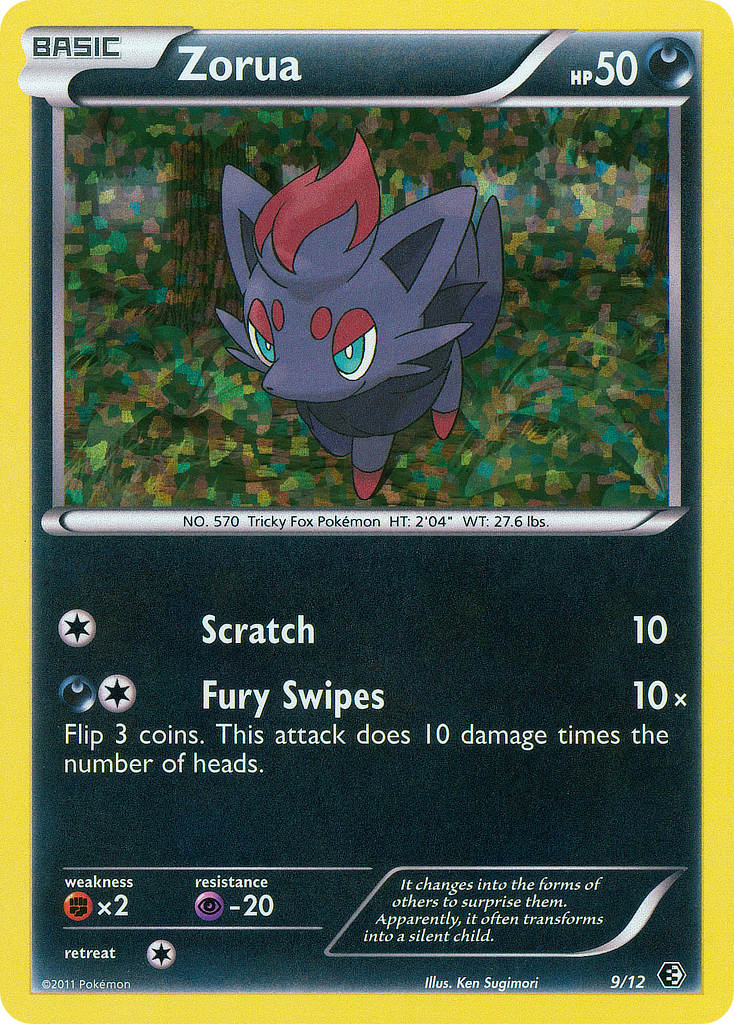 Zorua (9/12) [McDonald's Promos: 2011 Collection] | Galaxy Games LLC