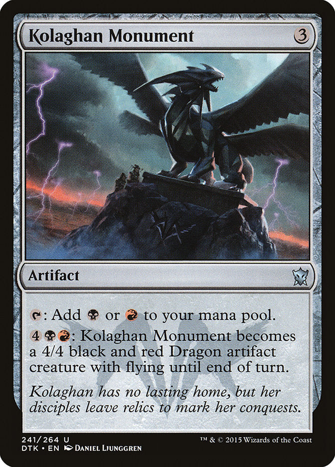 Kolaghan Monument [Dragons of Tarkir] | Galaxy Games LLC