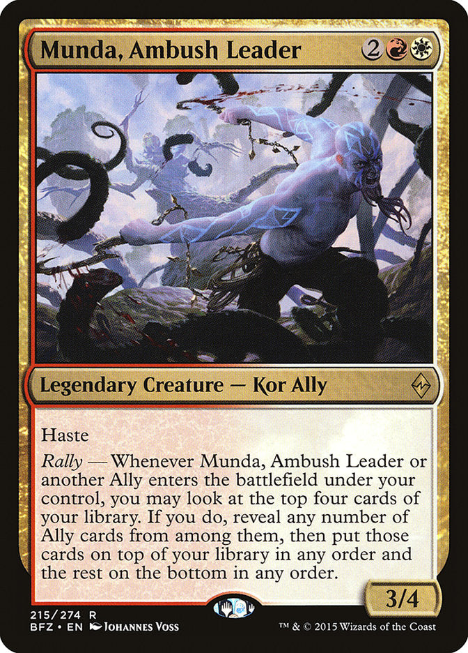 Munda, Ambush Leader [Battle for Zendikar] | Galaxy Games LLC