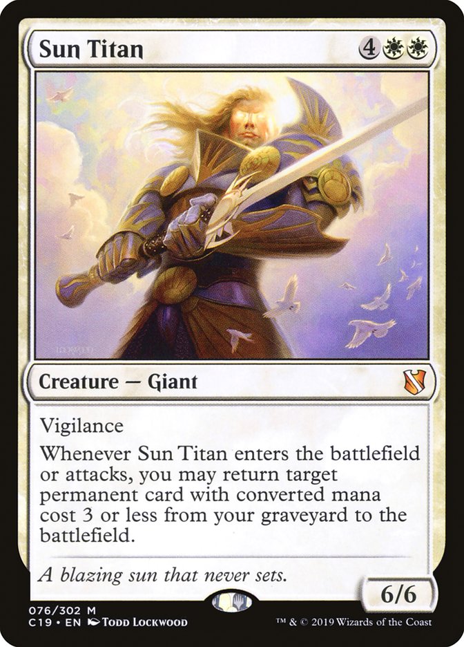 Sun Titan [Commander 2019] | Galaxy Games LLC