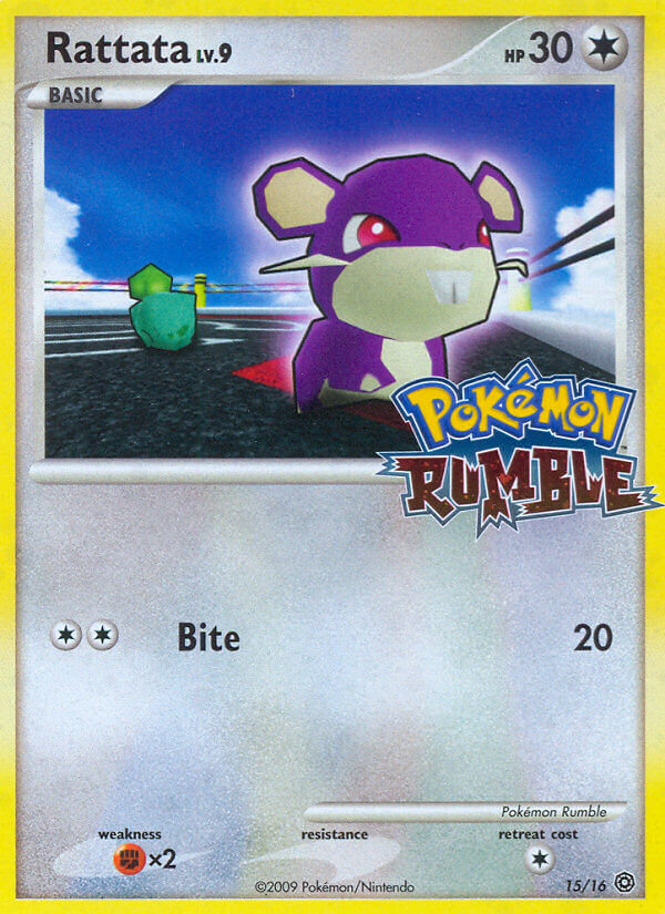 Rattata (15/16) [Pokémon Rumble] | Galaxy Games LLC