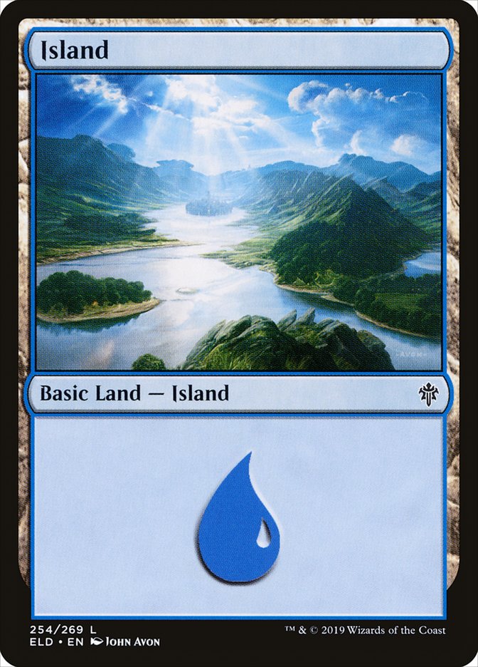 Island (254) [Throne of Eldraine] | Galaxy Games LLC