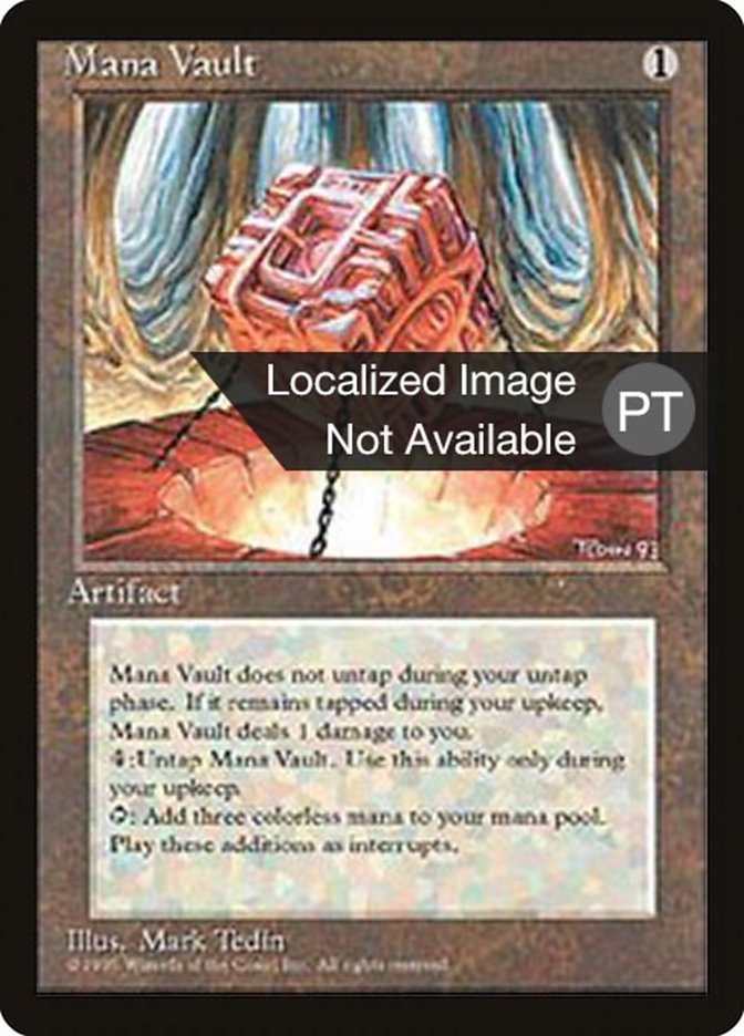 Mana Vault [Fourth Edition (Foreign Black Border)] | Galaxy Games LLC