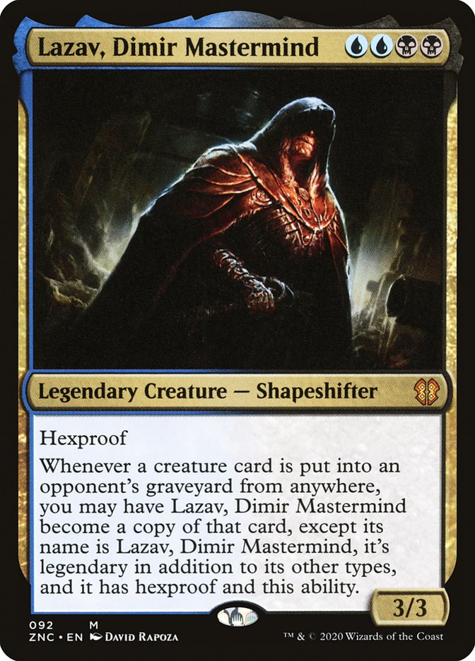 Lazav, Dimir Mastermind [Zendikar Rising Commander] | Galaxy Games LLC
