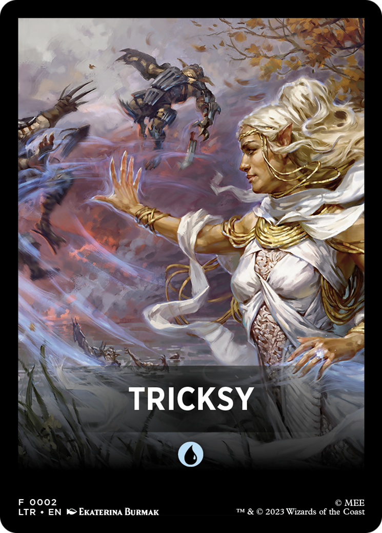 Tricksy Theme Card [The Lord of the Rings: Tales of Middle-Earth Tokens] | Galaxy Games LLC