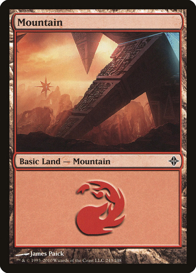 Mountain (243) [Rise of the Eldrazi] | Galaxy Games LLC