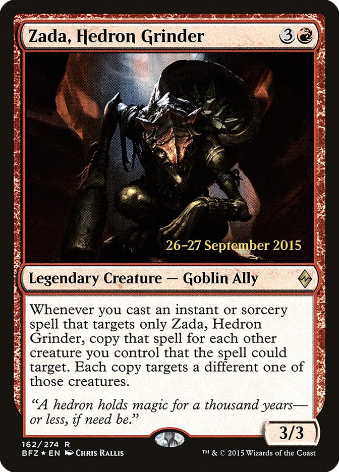 Zada, Hedron Grinder [Battle for Zendikar Prerelease Promos] | Galaxy Games LLC