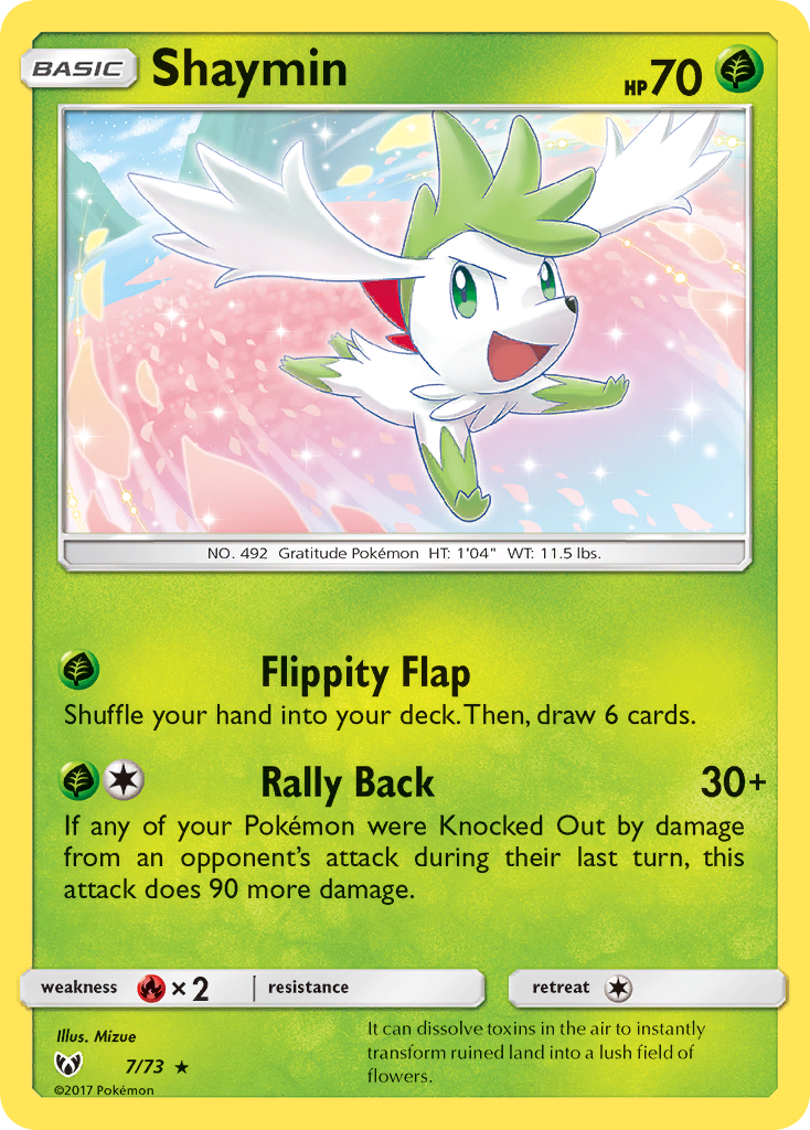 Shaymin (7/73) [Sun & Moon: Shining Legends] | Galaxy Games LLC