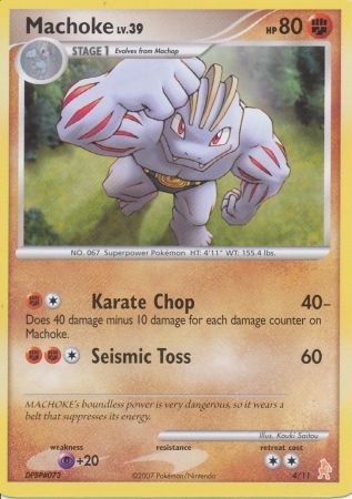 Machoke (4/11) [Diamond & Pearl: Trainer Kit - Lucario] | Galaxy Games LLC