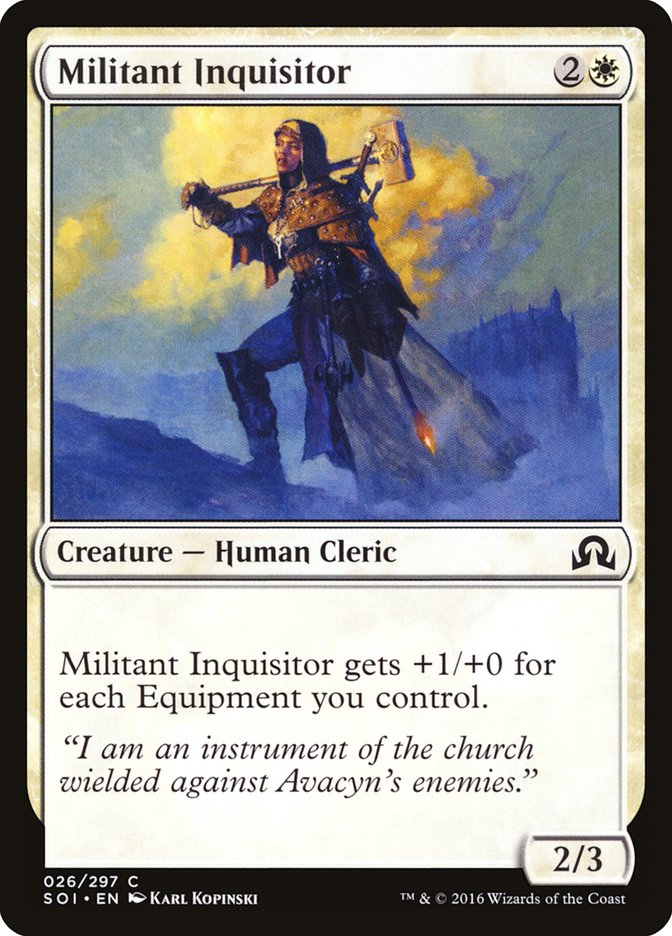 Militant Inquisitor [Shadows over Innistrad] | Galaxy Games LLC