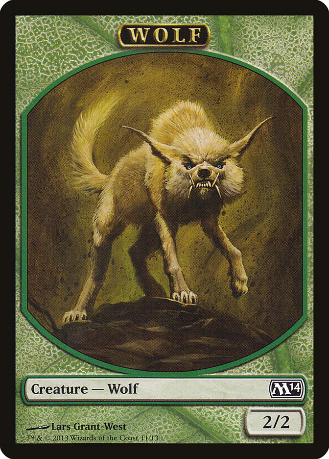 Wolf Token [Magic 2014 Tokens] | Galaxy Games LLC