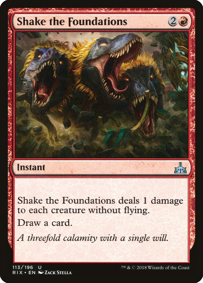 Shake the Foundations [Rivals of Ixalan] | Galaxy Games LLC