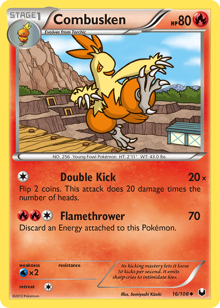 Combusken (16/108) [Black & White: Dark Explorers] | Galaxy Games LLC